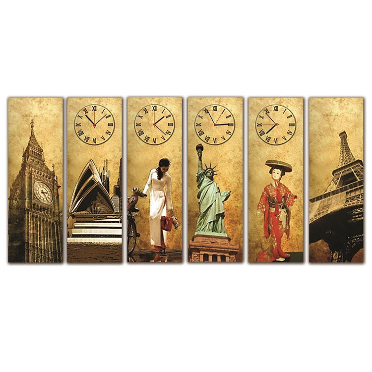 Tranh Đồng Hồ Suemall NT150214 – Biểu Tượng Văn Hóa