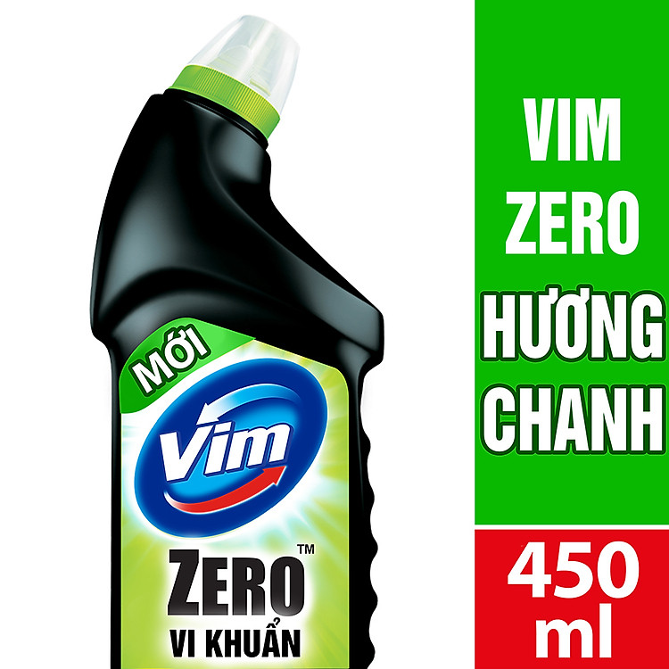Nước Tẩy Bồn Cầu Vim Zero Hương Chanh (450ml)