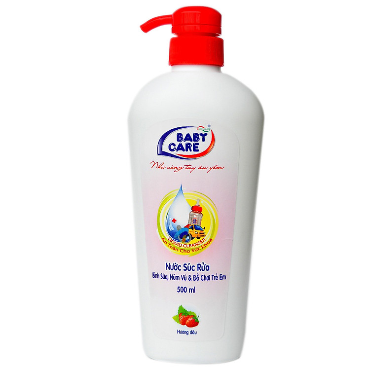 Nước Súc Bình Sữa Baby Care 500ml - Dâu