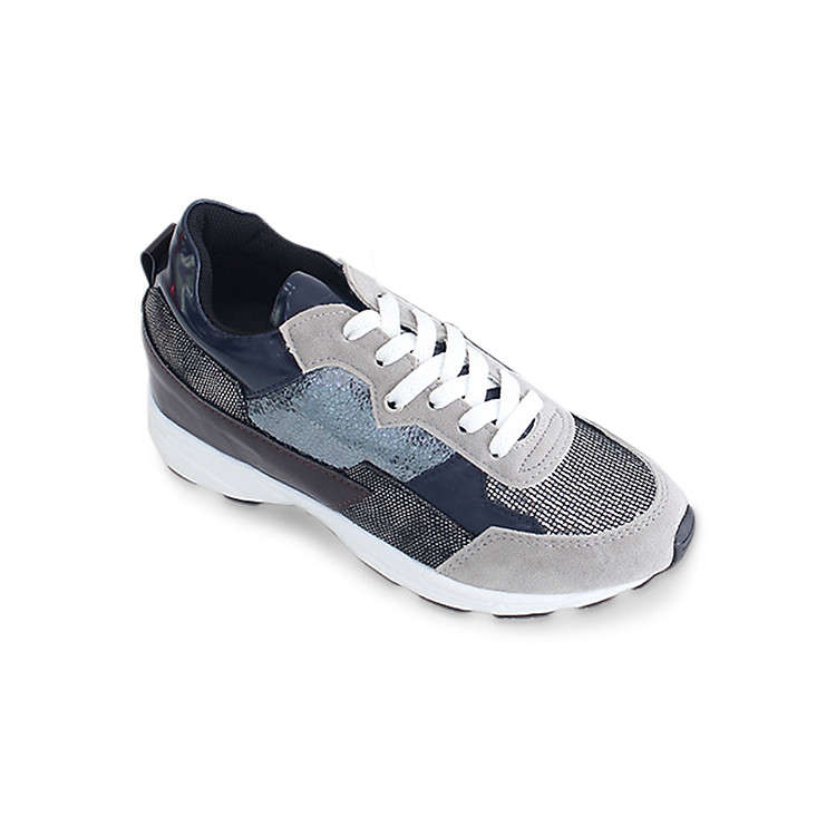 Giày Sneaker Cổ Cao Nữ MUST Korea O02 - G - Xám