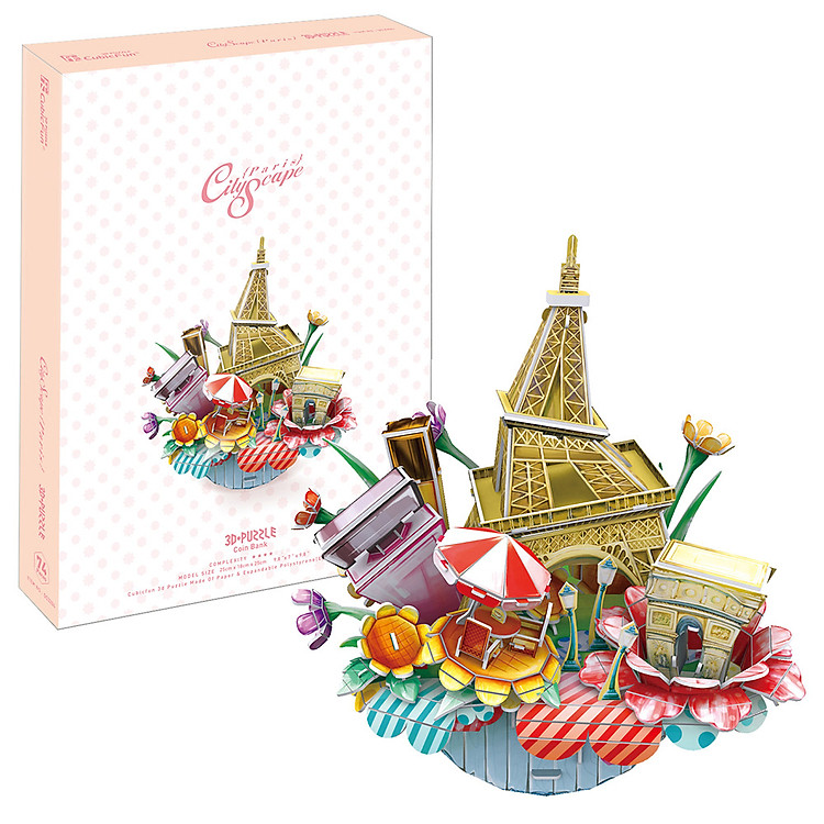 Mô Hình 3D CubicFun – City Scape Paris OC3204