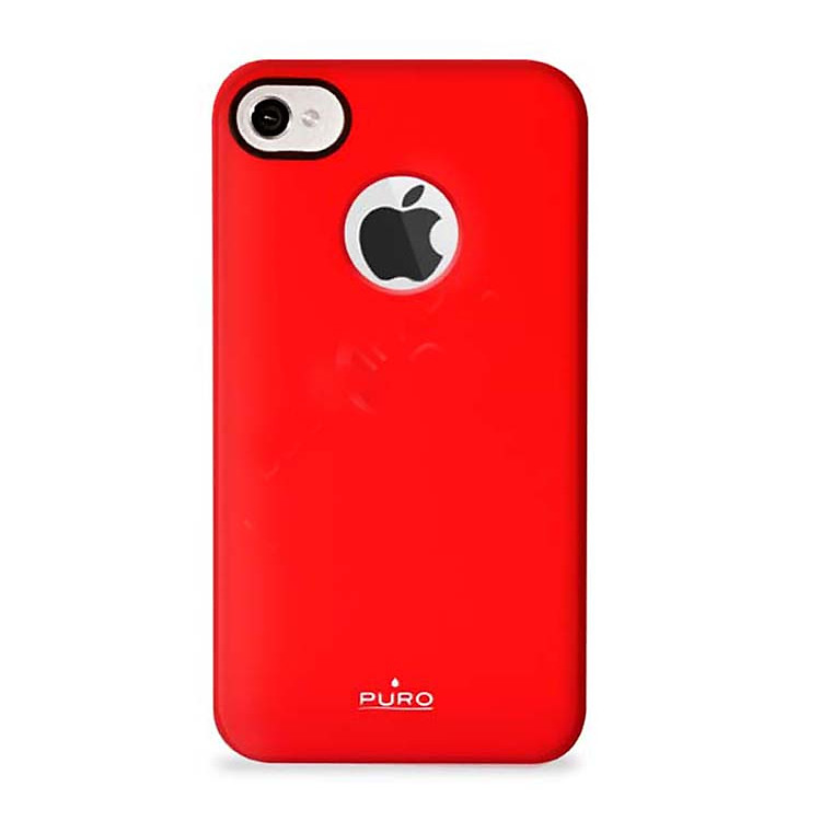 Ốp Lưng Puro Soft Fluo 3 Cho iPhone 4/4S