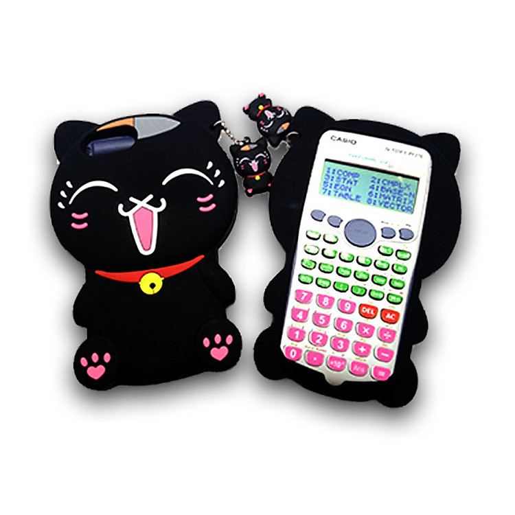 Ốp Dẻo Máy Tính Casio Black Cat