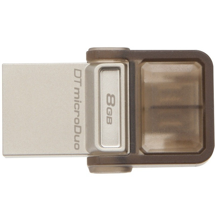 USB Kingston 2.0 Micro OTG_DTDUO - 8GB - Hàng Chính Hãng