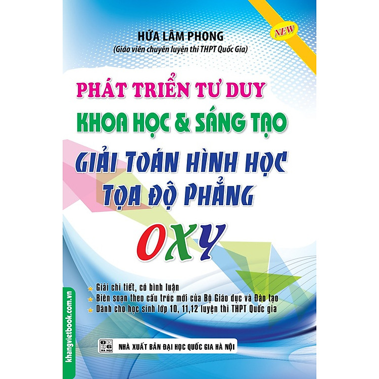 Sách Phát Triển Tư Duy Khoa Học Và Sáng Tạo Giải Toán Hình Học Tọa Độ Phẳng OXY