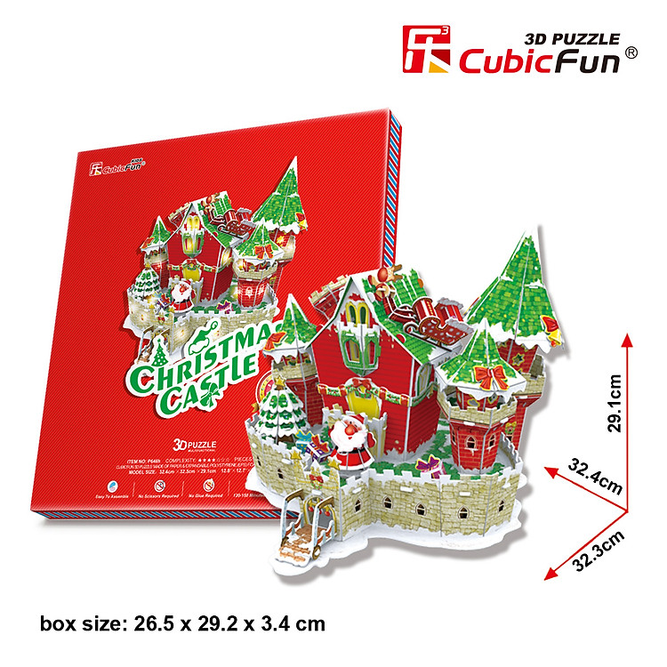 Bộ Lắp Ghép CubicFun Castle P646H