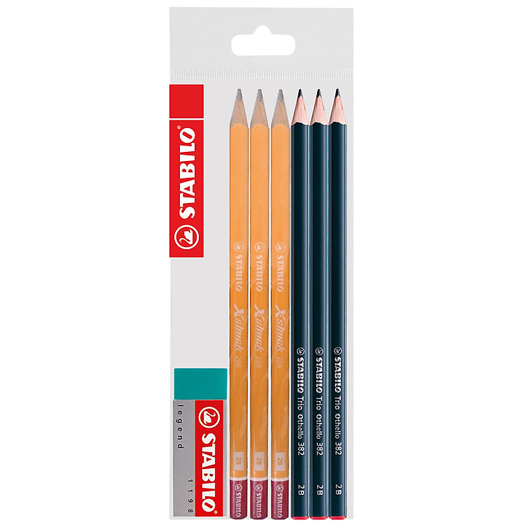 Combo Stabilo PC286-C6 (PC382 x 3 + PC286 x 3 + ER198)