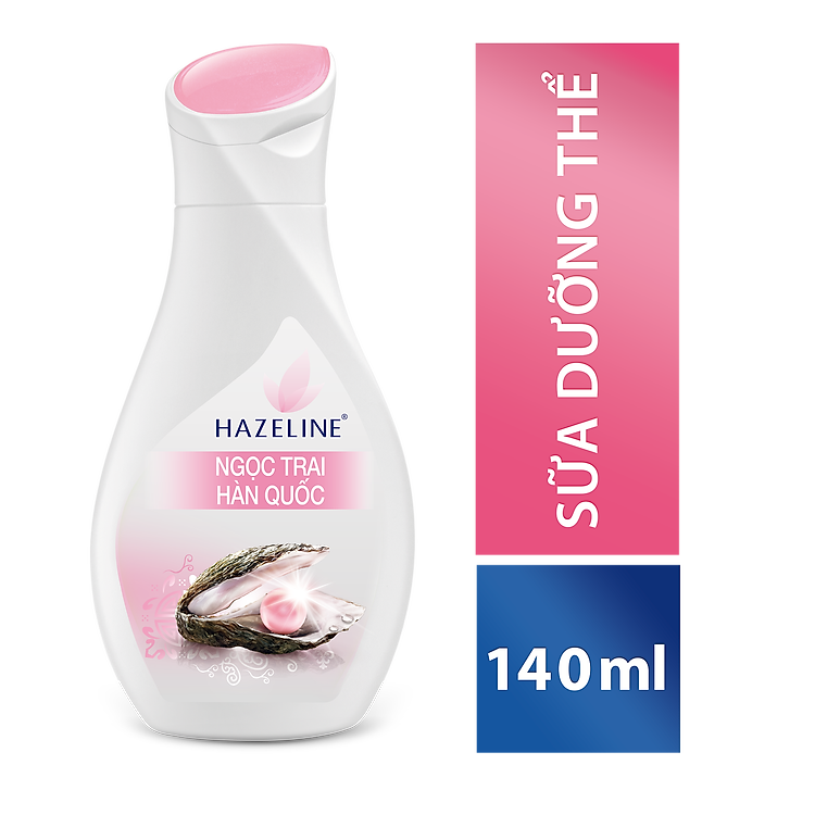 Sữa Dưỡng Thể Trắng Da Ngọc Trai Hàn Quốc Hazeline Pearly White UV Chai 140ml - 67043187