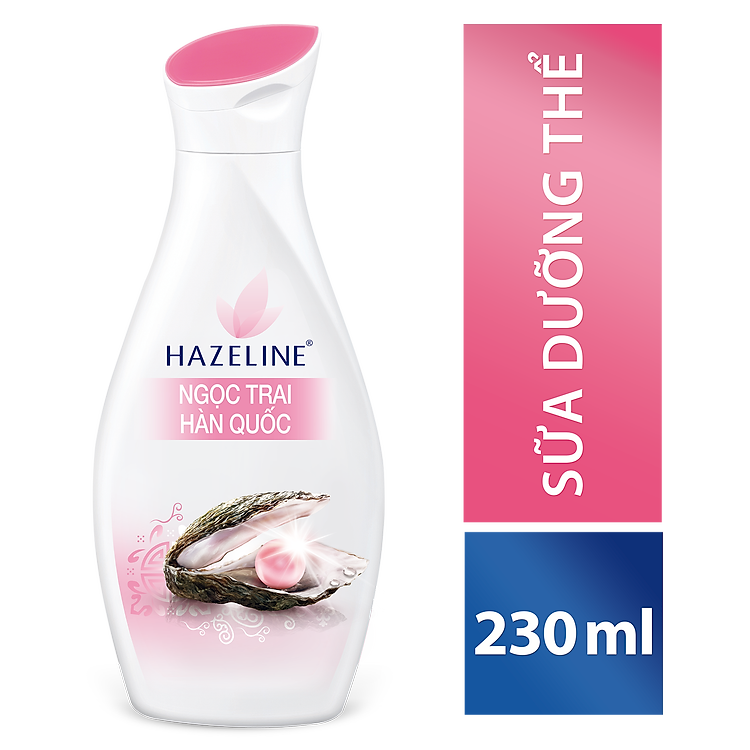 Sữa Dưỡng Thể Trắng Da Ngọc Trai Hàn Quốc Hazeline Pearly White UV Chai 230ml - 67043195