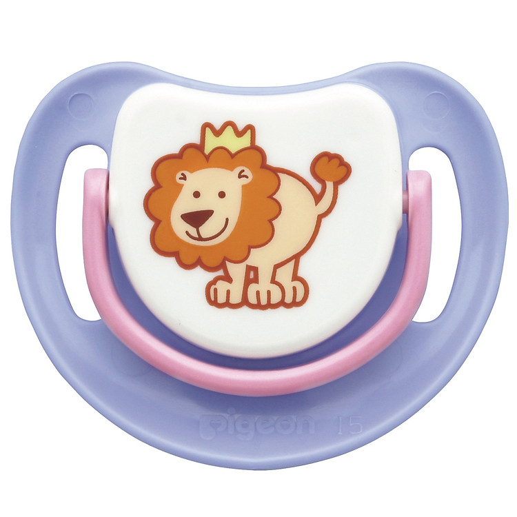 Ty Ngậm Silicone Bước 1 Pigeon - Hình Sư Tử