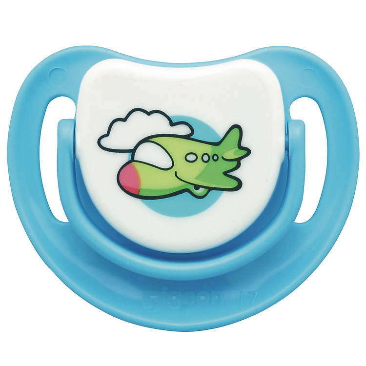 Ty Ngậm Silicone Bước 2 Pigeon - Hình Máy Bay