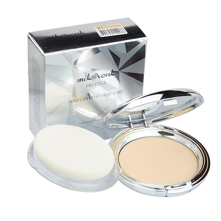 Phấn Trang Điểm Prestice Mikatvonk Mira Skinflash Two Way Cake - E104
