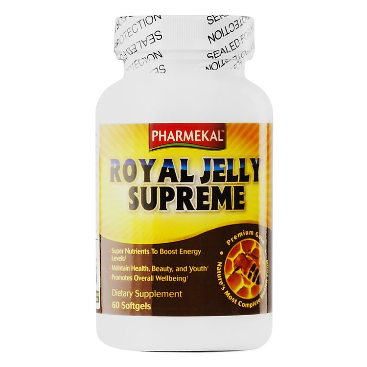 Thực Phẩm Chức Năng Sữa Ong Chúa Pharmekal Royal Jelly Supreme 1000g (60 Viên)