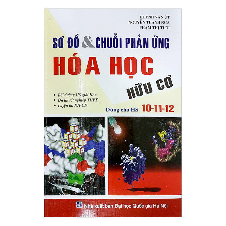 Sách Sơ Đồ Và Chuỗi Phản Ứng Hóa Học Hữu Cơ Lớp 10 - 11 - 12