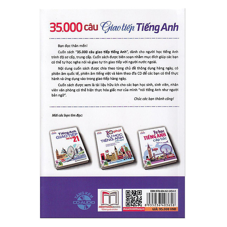 35.000 Câu Giao Tiếp Tiếng Anh (Kèm CD) - Ảnh 2