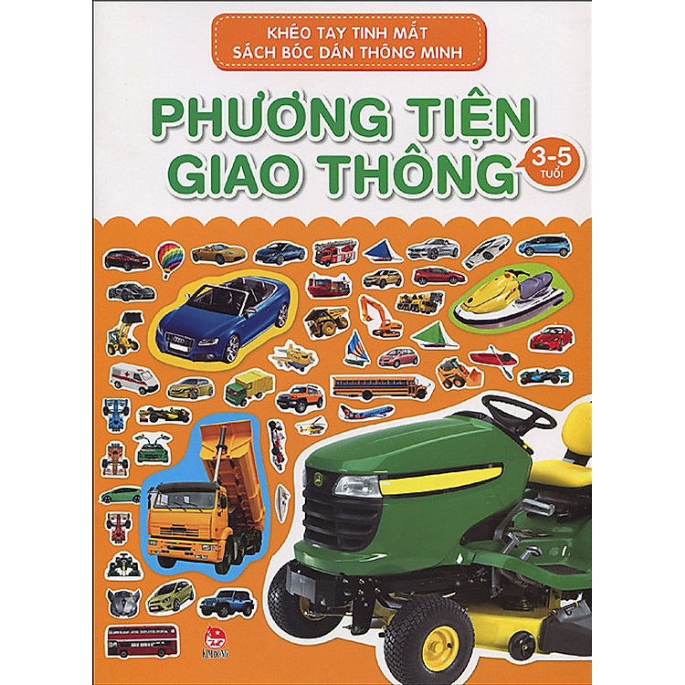 Khéo Tay Tinh Mắt - Sách Bóc Dán Thông Minh - Phương Tiện Giao Thông