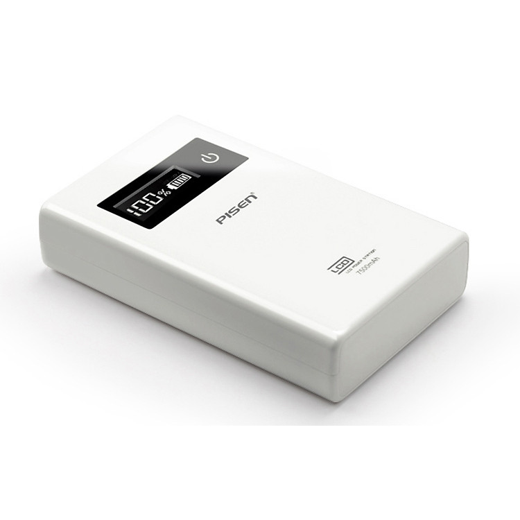Sạc Dự Phòng Pisen LCD Power Station 7500mAh - Hàng Chính Hãng