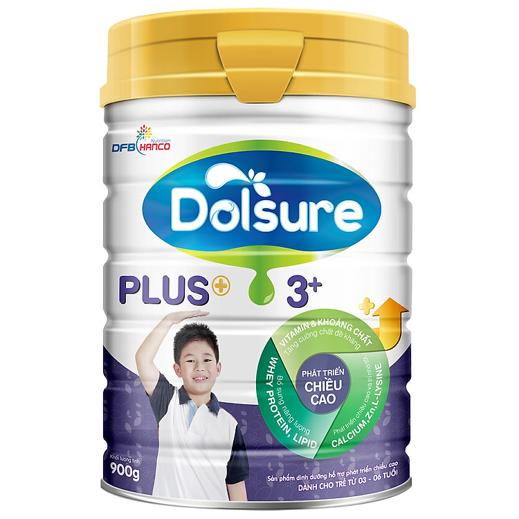 Sữa Công Thức Dolsure Plus 3+ (Dành Cho Bé 3 - 6 Tuổi)