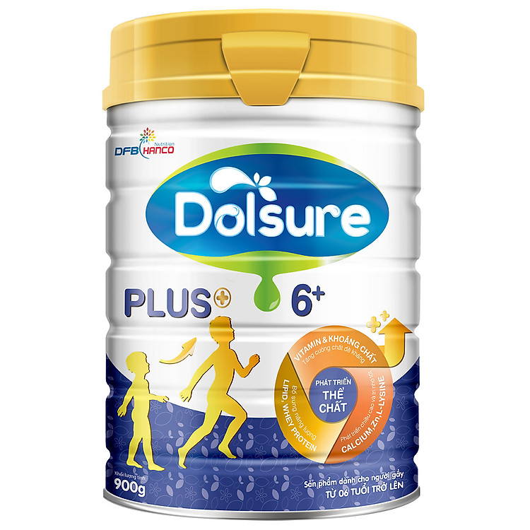 Sữa Công Thức Dolsure Plus 6+ (Dành Cho Bé Từ 6 Tuổi)