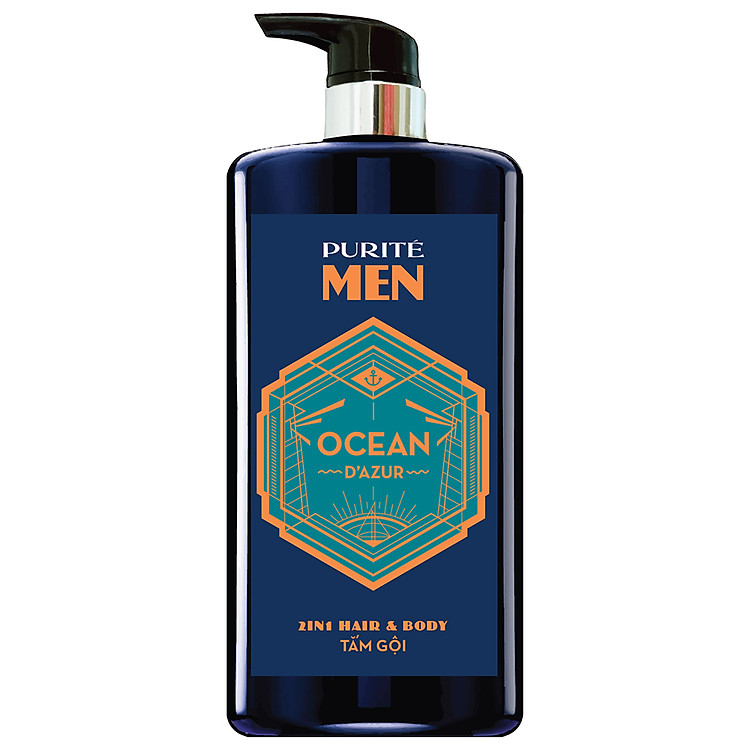 Dầu Tắm Gội Nam Purité by Prôvence Hương Biển (650ml)