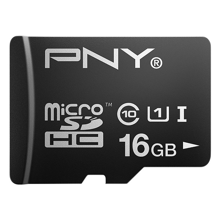 Thẻ Nhớ Micro SDHC PNY16GB Class 10 - U1 Up To 40mb/s + Adapter - Hàng Chính Hãng