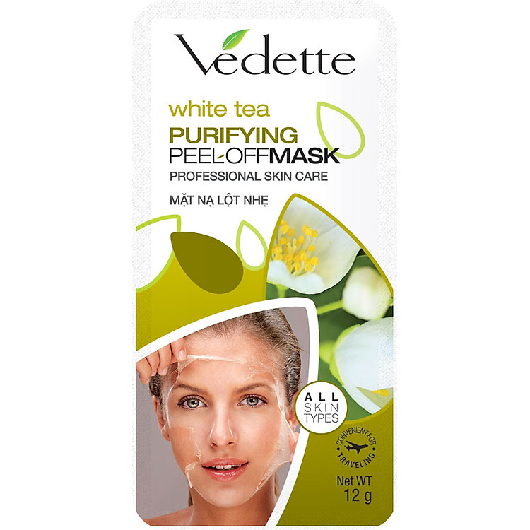 Mặt Nạ Lột Nhẹ Dưỡng Da Vedette Trà Trắng 12ml