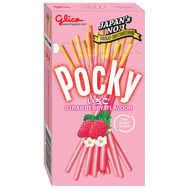 Bánh Snack Pocky Dâu - Kinh Đô Hộp 40g