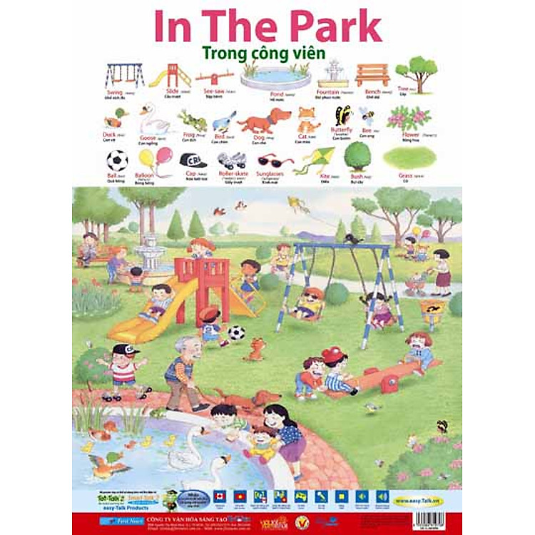 Sách Poster 2 Mặt - Trong Công Viên + Trên Đường Phố