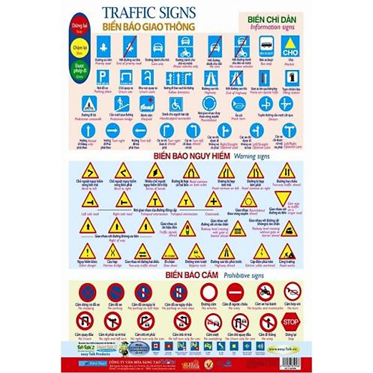 Sách Poster Lớn - Biển Báo Giao Thông