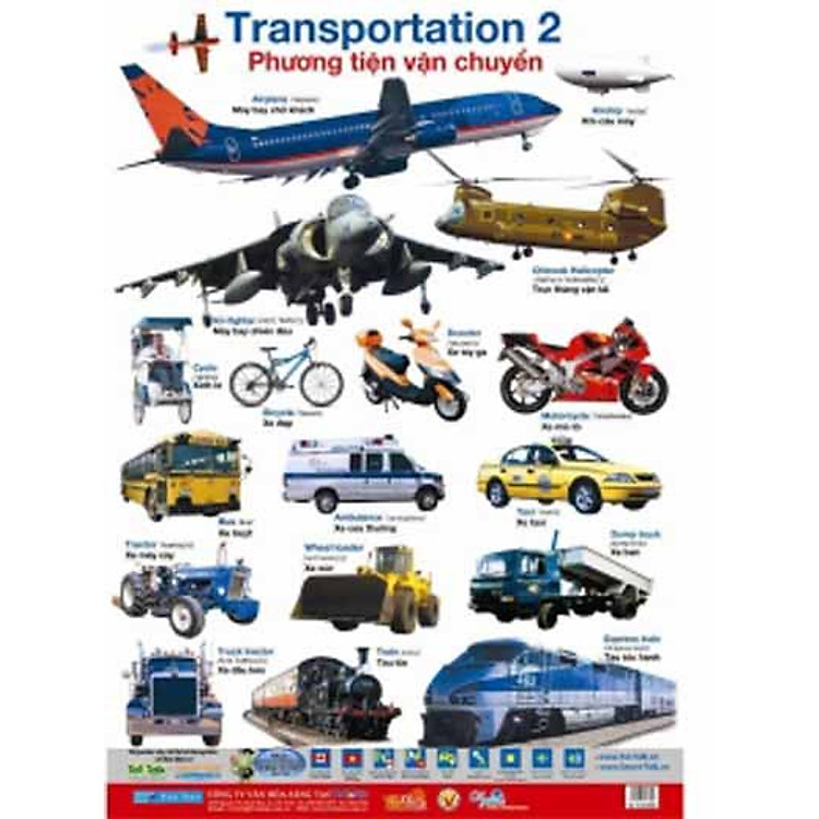 Sách Poster Lớn - Phương Tiện Vận Chuyển 2