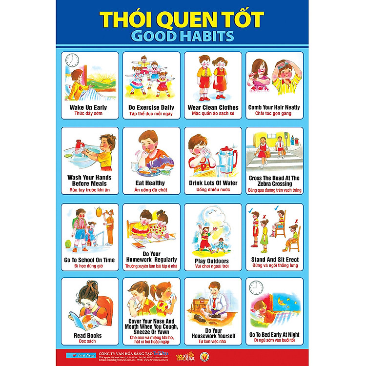 Sách Poster Lớn - Thói Quen Tốt