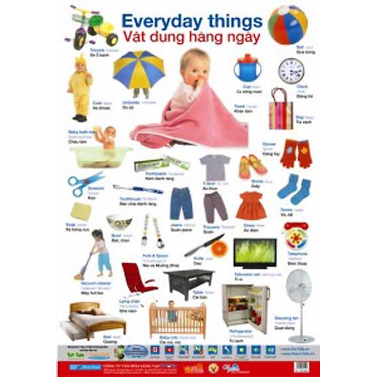 Sách Poster Lớn - Vật Dụng Hàng Ngày