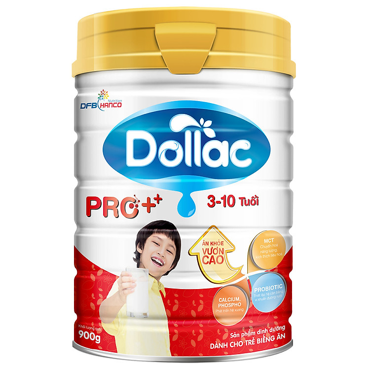 Sữa Công Thức Dollac Pro ++ (Dành Cho Bé 3 - 10 Tuổi)