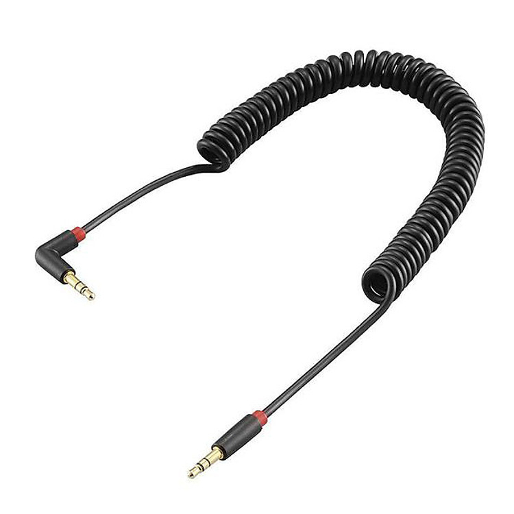 Dây Cáp Audio Dạng Xoắn Elecom CAR-35CLSBK - 1m