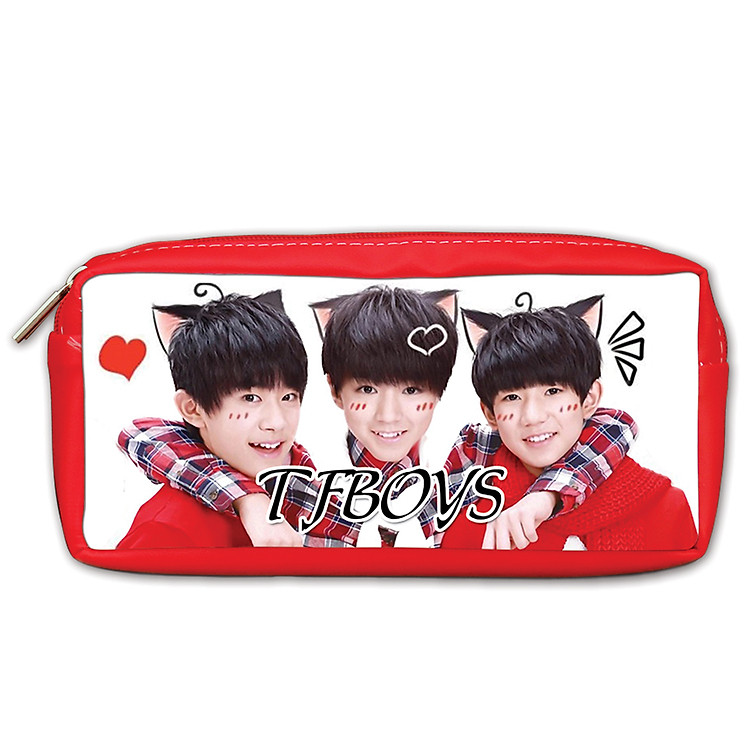 Bóp Viết PS TFBoys Màu Đỏ PSBOCP1-ĐO