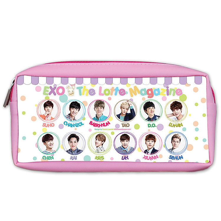 Bóp Viết PS EXO Màu Hồng PSBOKP10-HO