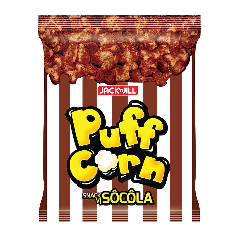 Bánh Snack Puff Corn Chocola Gói 45g