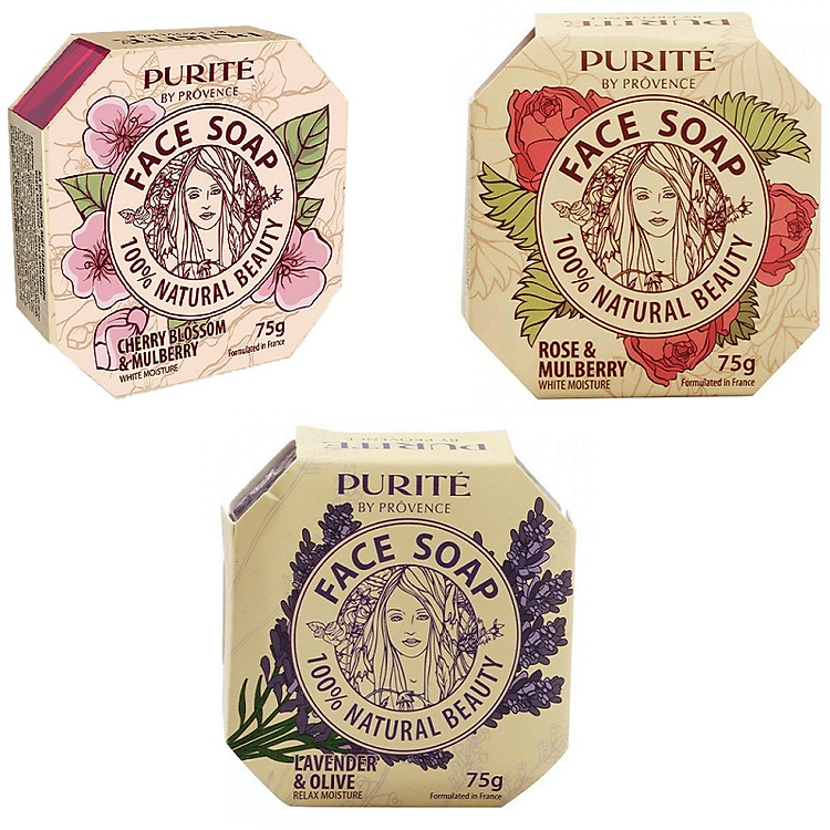 Combo 3 Xà Bông Rửa Mặt Purite By Provence