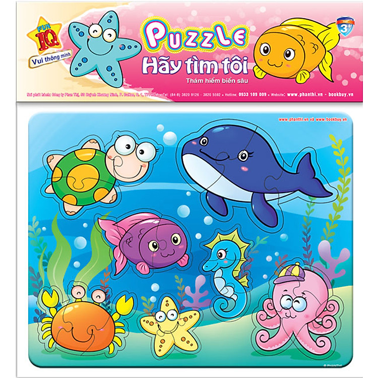 Sách Puzzle Hãy Tìm Tôi 01 - Thám Hiểm Biển Sâu