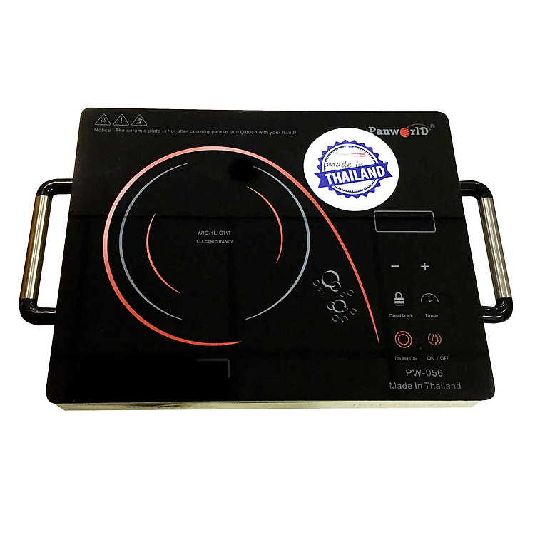Bếp Hồng Ngoại PANWORLD PW-056 - Đen Đỏ - Hàng chính hãng