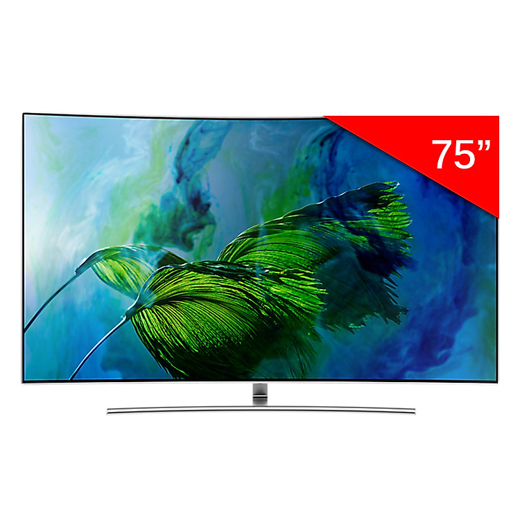 Smart TV Cong 4K Samsung QLED 75 inch QA75Q8CAMKXXV - Hàng Chính Hãng