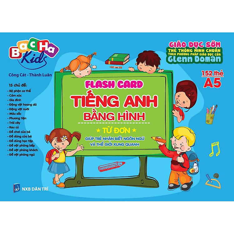 Flashcard Dạy Trẻ Theo Phương Pháp Glenn Doman - Tiếng Anh Bằng Hình - Từ Đơn