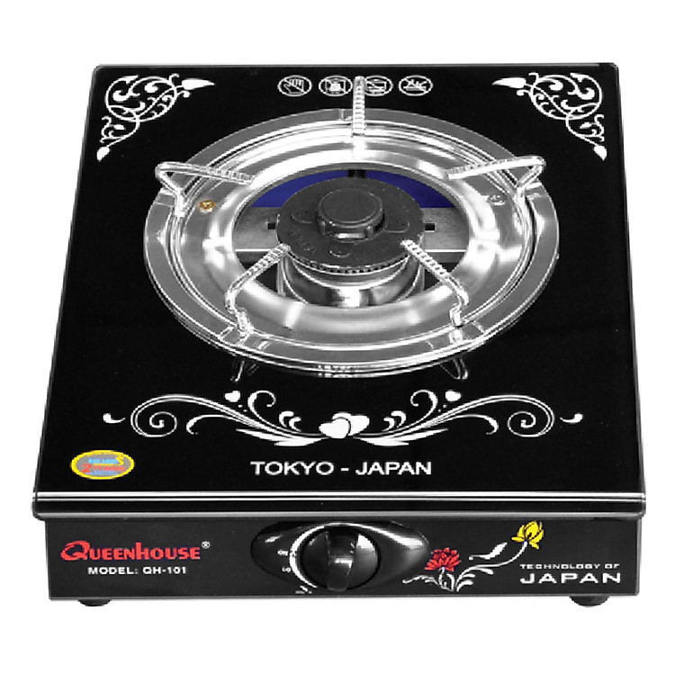 Bếp Gas Đơn Mặt Kính QUEENHOUSE QH-101