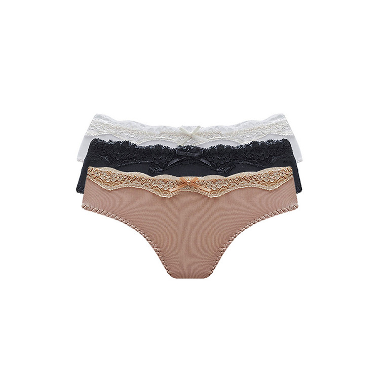 Combo 3 Quần Lót Nữ Misaki QMBKW1546MR - Da Hồng Đen Da