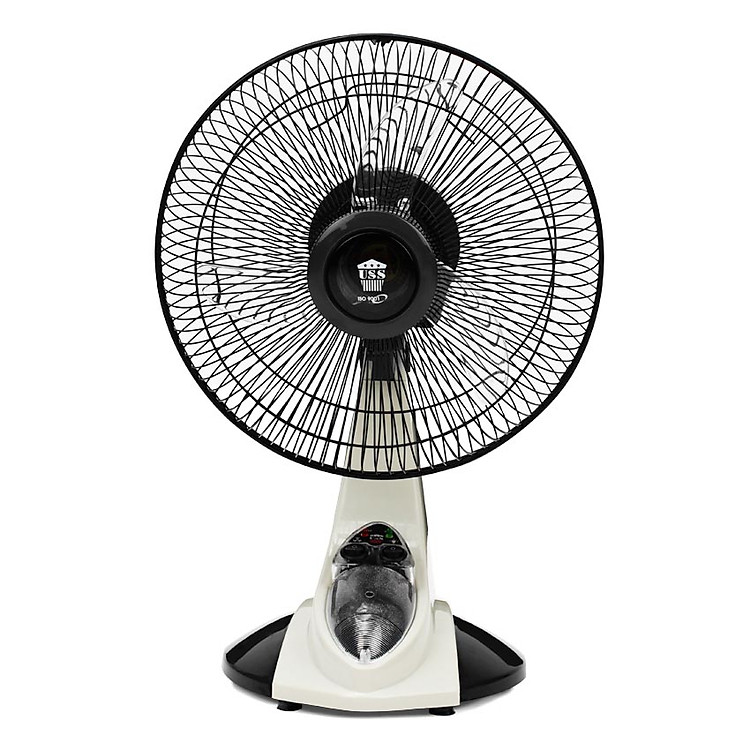 Quạt Sạc USS B3 QS-02 - Xám