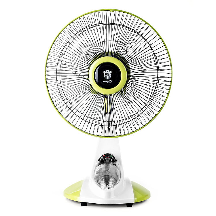 Quạt Sạc USS B3 QS-02 - Xanh Lá