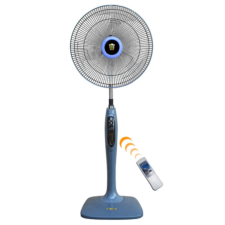 Quạt Đứng Có Remote USS CCKD-R - Xám