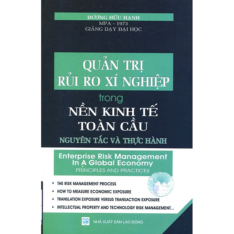 Sách Quản Trị Rủi Ro Xí Nghiệp Trong Nền Kinh Tế Toàn Cầu