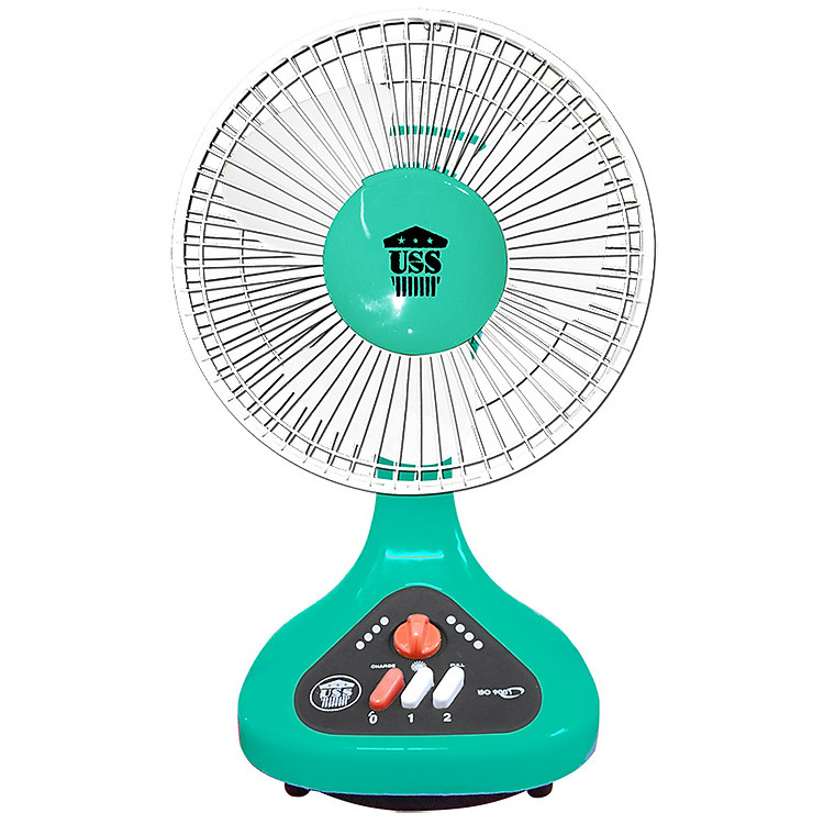 Quạt Sạc USS B2 QS-01 - Xanh ngọc