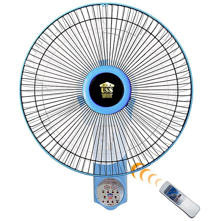 Quạt Treo Tường USS TRU104 - Xanh dương